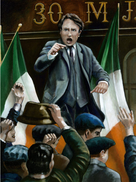 Michael Collins by artist Trevor Goring