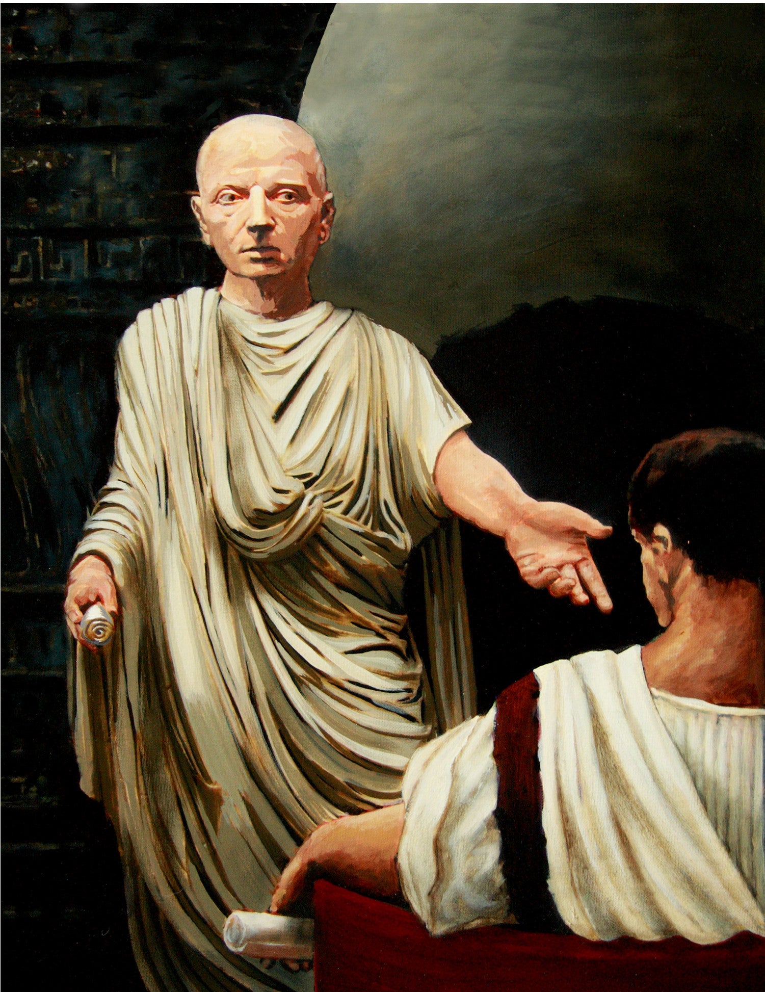 Marcu Tullius Cicero by artist Trevor Goring