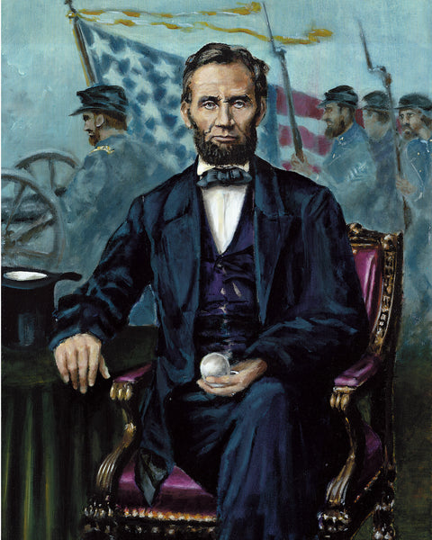 Abraham Lincoln remembers by artist Trevor Goring