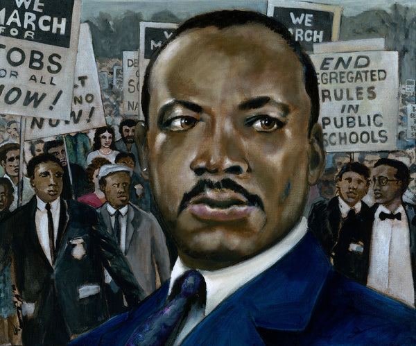 Martin Luther King by artist Trevor Goring