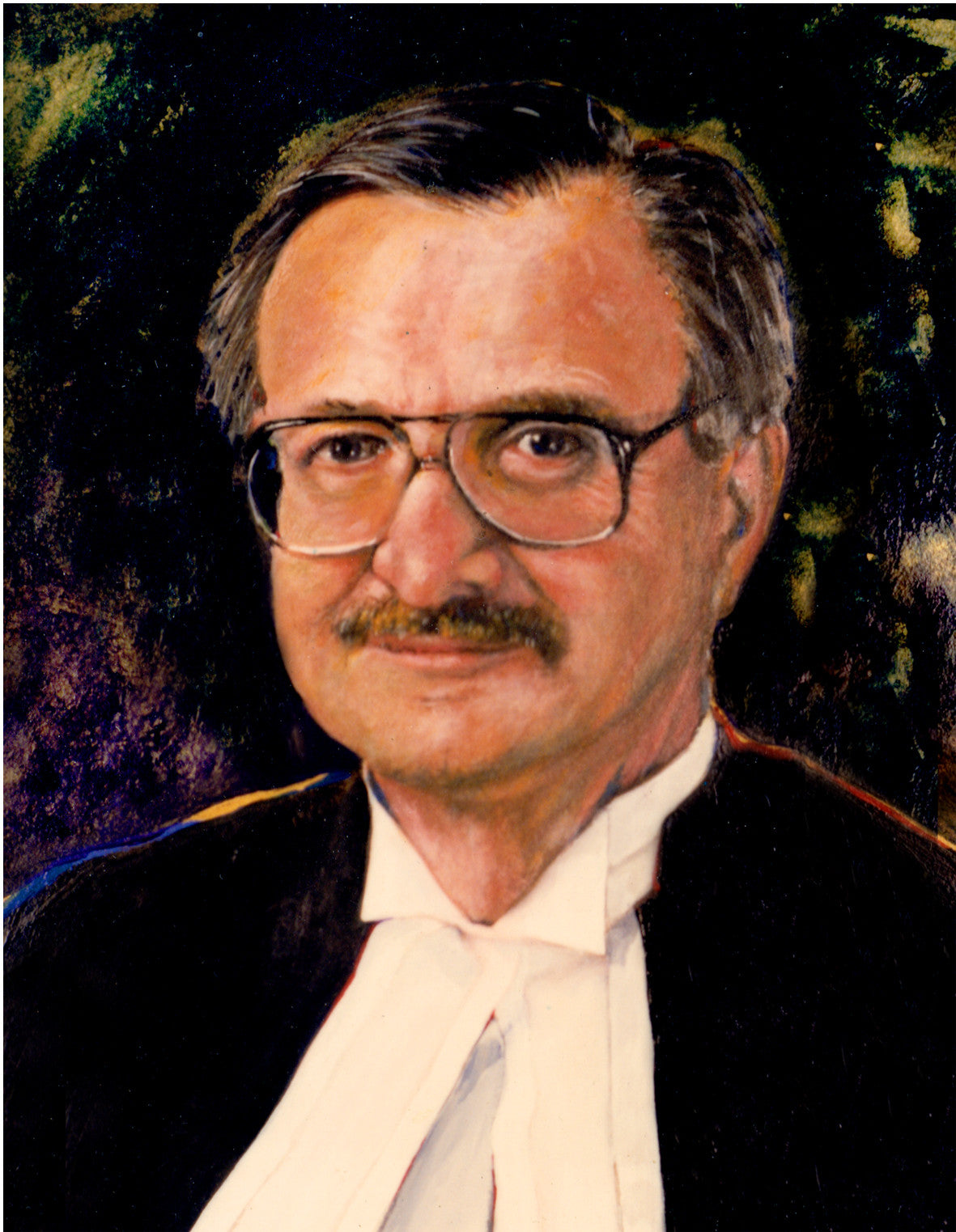 Justice John Sopinka portrait by Trevor Goring