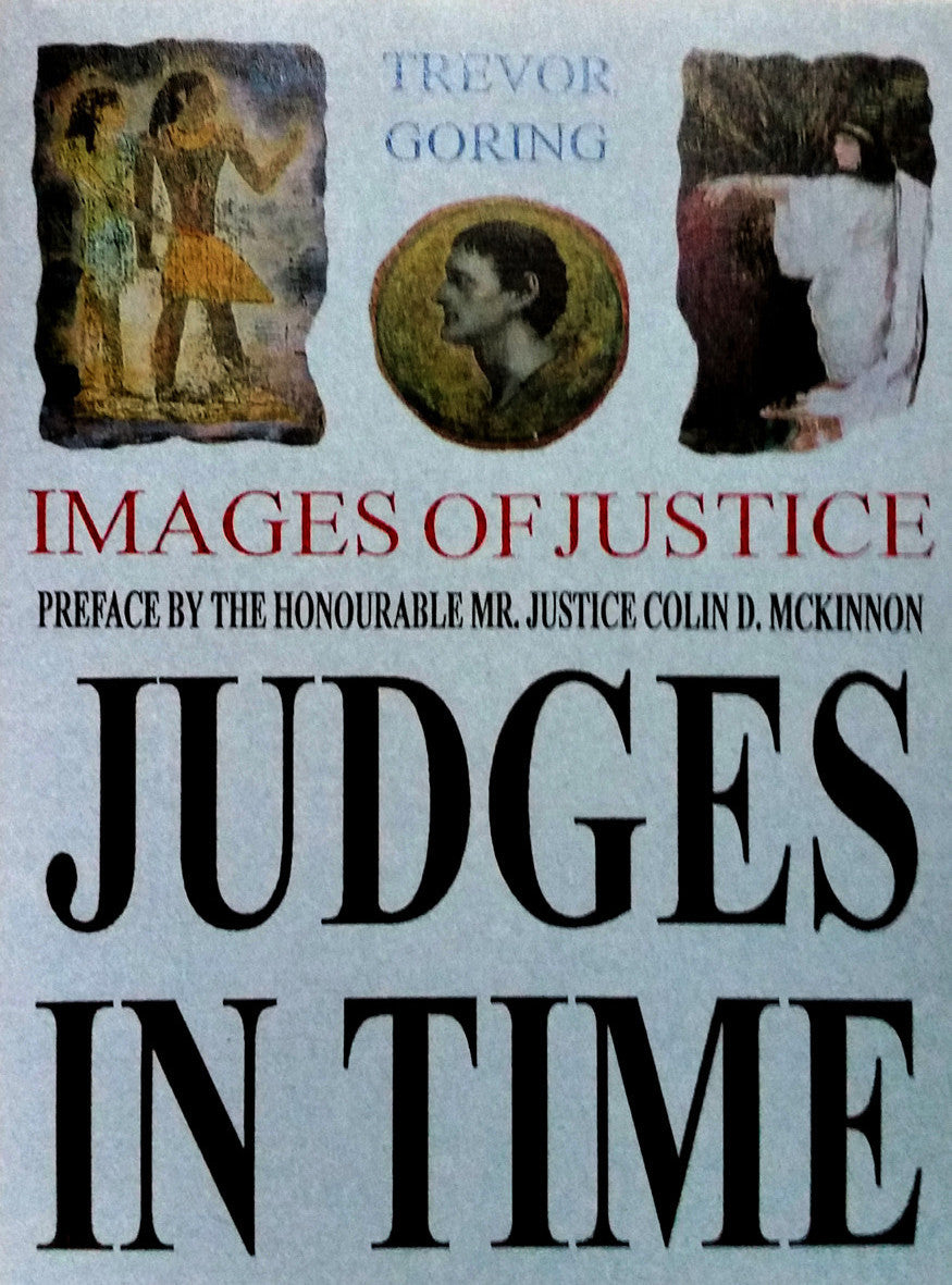 Judges In TIme handmade book by Trevor Goring